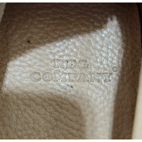 REG COMPANY made in Italy Beige Leather Men Loafers Size US 9/EUR 42 - Picture 12 of 15